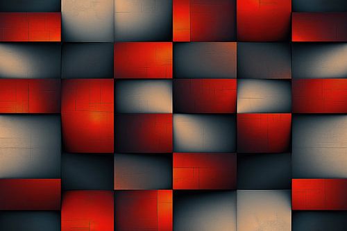 Abstract werk wiskundig-organisch