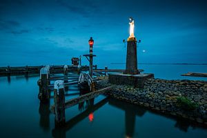 Volendam - sfeervolle avondopname van de haven van Keesnan Dogger Fotografie