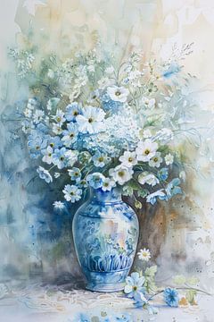 Bloemen op vaas van Imagine