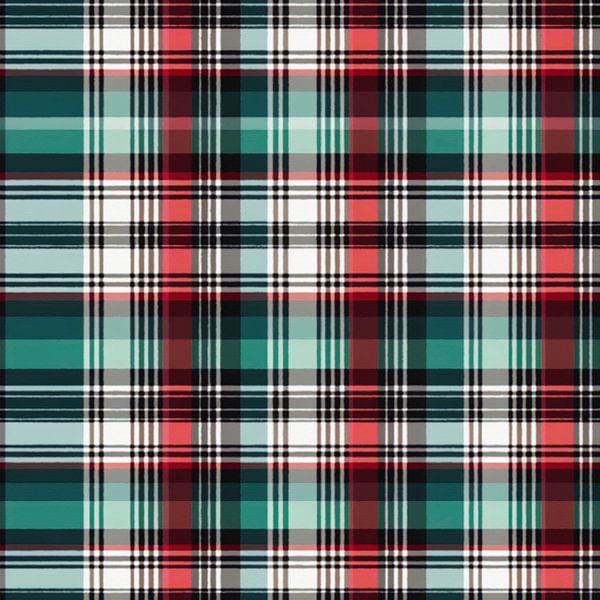 Vintage Plaid # VII by Whale & Sons
