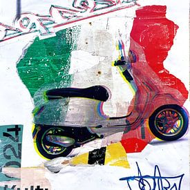 Grunge-collage 14 van johannes richter