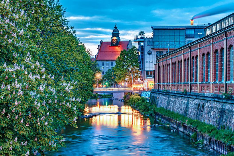 View from the beer bridge in Chemnitz by Johnny Flash