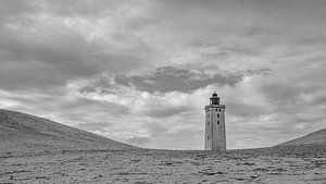 Phare Rubjerg Knude Fyr sur les falaises danoises