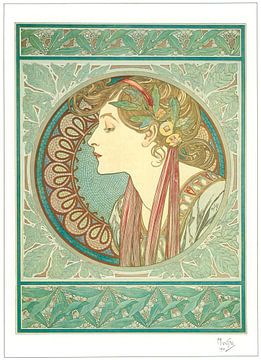 Laurier by Alphonse Mucha by Peter Balan