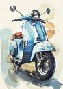 Retro Vespa by Lae thumbnail