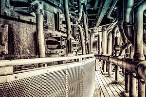 Buizen in verticale symmetrie en vintagelook
