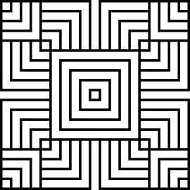 Overlapp | 2x2 | N=05 | L=1:3 | V=03 von Gerhard Haberern