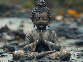 spirituelles Bild betende Göttin