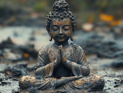 spirituele afbeelding biddende Godin