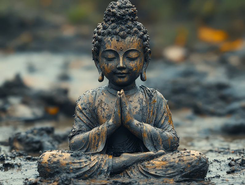 spiritual image praying Goddess by Egon Zitter