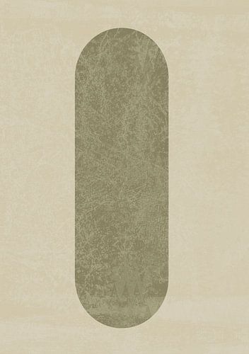 Japandi Balance Abstract in natuurlijke kleuren
