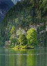 Christlieger island in the Konigssee by Jos Pannekoek thumbnail