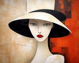 Modernes Porträt von Blickfänger Gemälde