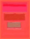 Abstract schilderij in roodtinten en kleurvlakken van Rietje Bulthuis thumbnail