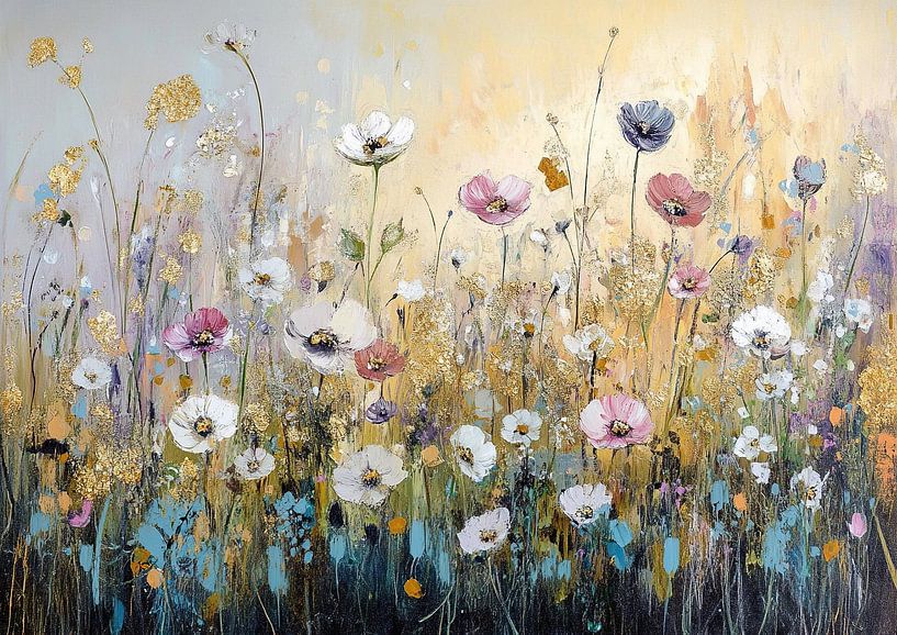 Bloementuin | Whispers of Summer Breeze van De Mooiste Kunst