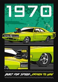 Dodge Charger RT Muscle Car von Adam Khabibi