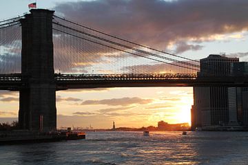 Brooklyn Bridge New York van Tineke Mols