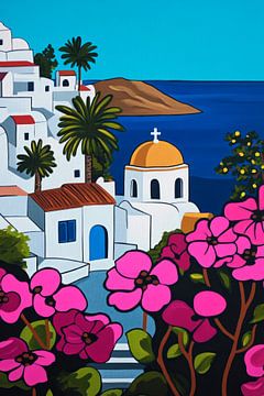 Mediterrane idylle van Poster Art Shop