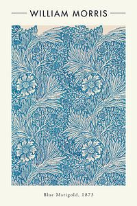 William Morris - Blaue Ringelblume