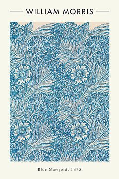 William Morris - Blue Marigold by Walljar