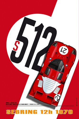 Ferrari 512S Vaccarella & Andretti von Theodor Decker