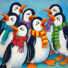 Pinguinchor von Jutta Maria Pusl