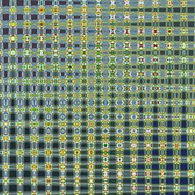 Gitter aus grünem Glas Lichteffekte von Marcel Römer