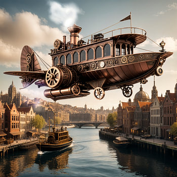Luftiger Steam-Punk