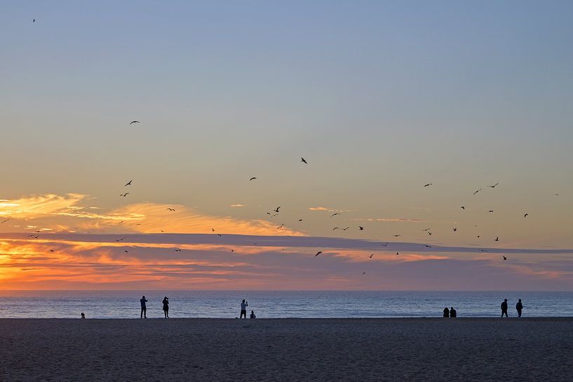 Sunset at Nazare by Barbara Brolsma