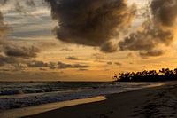 Zonsondergang aan het strand van Punta Cana
