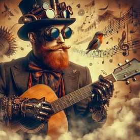 Man plays guitar by Bernhard Karssies