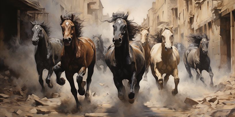 Metropolitaanse Stampede: Resonantie in Ruïne van Emil Husstege