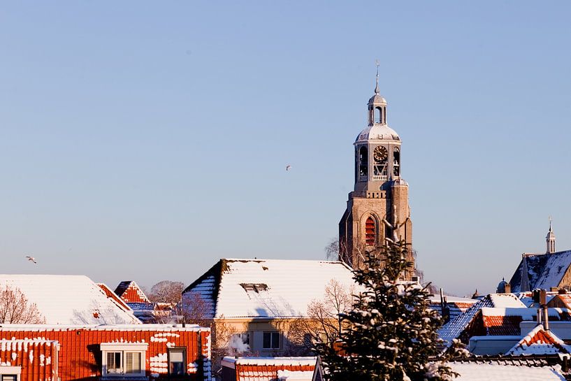 Der Peperbus von Bergen op Zoom im Schnee von Albert-Jan Verhees