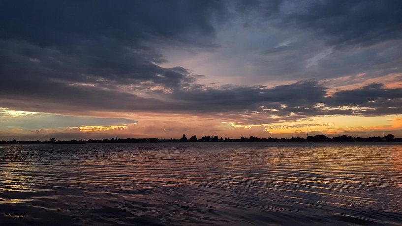 Magische zonsondergang Loosdrecht von Danielle Bosschaart