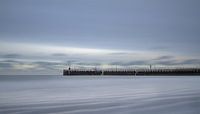 Nieuwpoort - pier - Long exposure  van Ingrid Van Damme fotografie thumbnail