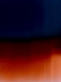 Warme, dunkle, abstrakte, minimalistische Landschaft von Dina Dankers