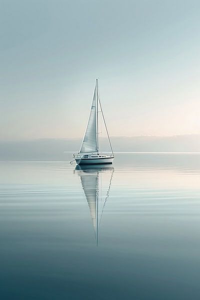 Einfachheit: Boot und Meer von fernlichtsicht