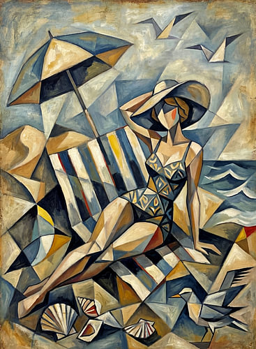 La Baigneuse – Kubistische Sommerruhe
