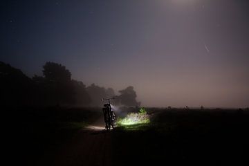 Nachtelijke fietstocht op de Veluwe von Sytze Otter