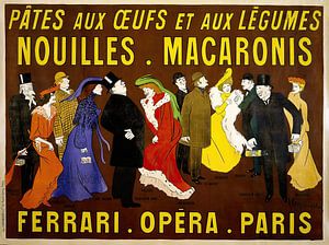 Leonetto Cappiello - Poster for noodles and pasta (1901-1904)