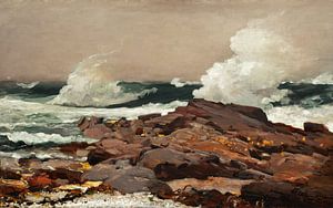 Eastern Point. Meereslandschaft von Winslow Homer. Ölgemälde von Dina Dankers