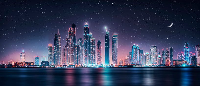 The night in Dubai by Manjik Pictures