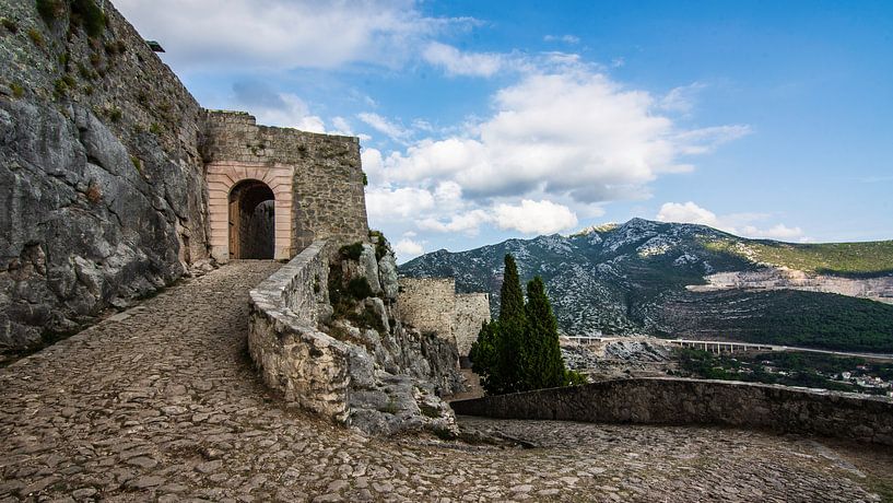 Klis Fortress, Split, Kroatie van David Lawalata