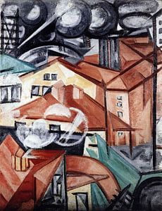 Olga Rozanova - Cityscape