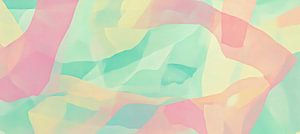 Pastell-Wellen | Abstrakte Pastell-Wellen