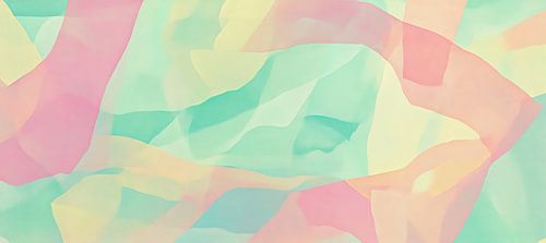 Vagues pastel | Vagues pastel abstraites
