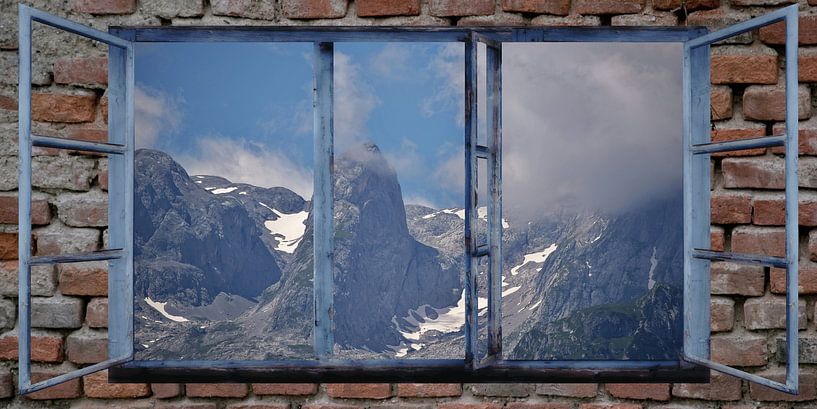 Window view - Hochkoenig by Christine Nöhmeier