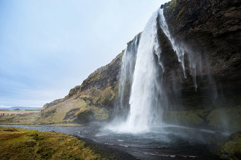 Seljalandsfoss waterfall Iceland by René Schotanus
