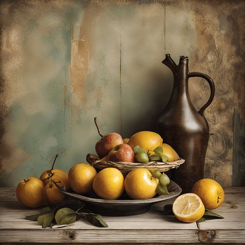 still life yellow