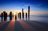 Sonnenuntergang an der Küste von Zeeland von gaps photography Miniaturansicht